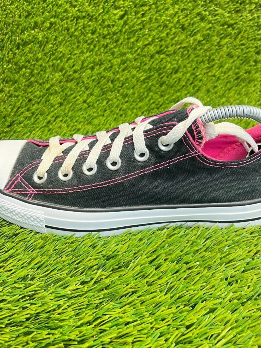 Converse CT All Star Double Tongue OX Womens Size 9 Athletic Shoes Sneakers - Picture 3 of 11
